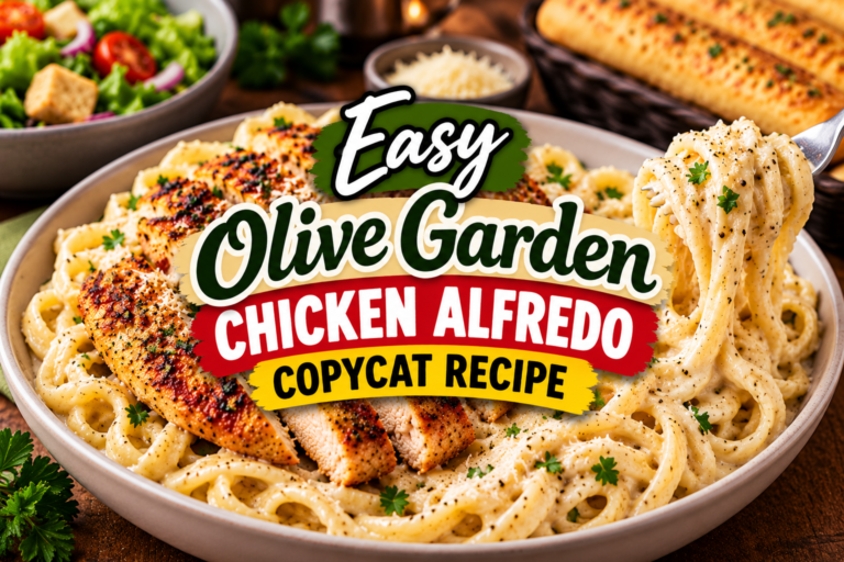 olive garden copycat chicken alfredo recipe
